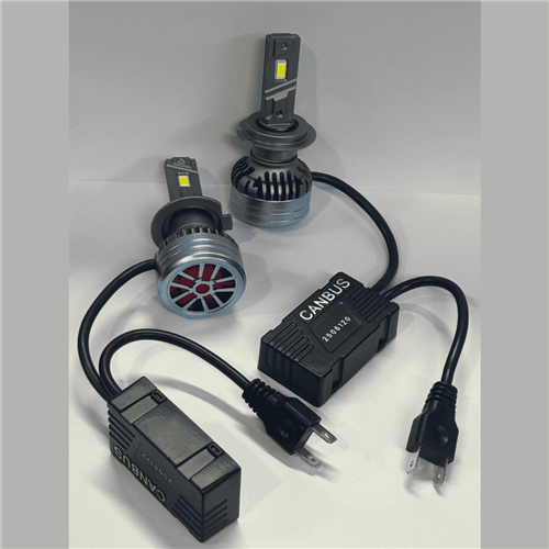 D18 H7 LED Headlight 55W Canbus Bulbs - Set of 2