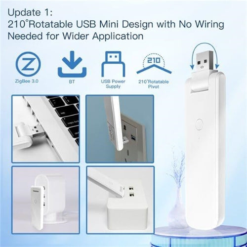 Tuya Smart USB Multi-Mode Gateway – WiFi Hub with Zigbee 3.0 & Bluetooth 5.0