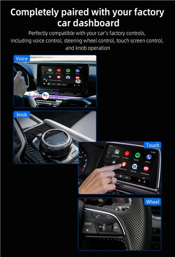 Play2Video Pro All in One Multimedia Adapter - Wired to Wireless Carplay Android Auto