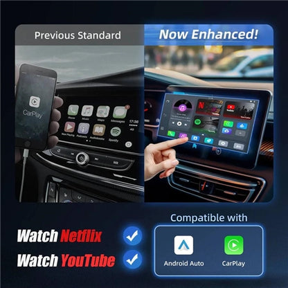 Play2Video Pro All in One Multimedia Adapter - Wired to Wireless Carplay Android Auto