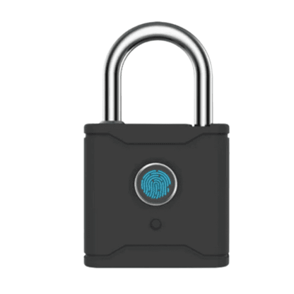 Bluetooth Smart Padlock Fingerprint Lock Keyless with TTlock App - Black 40mm