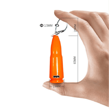 Anti-theft Smart Mini Fingerprint Padlock - T01 (Orange)