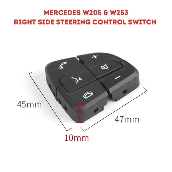 Mercedes W205 &amp; W253 Steering Wheel Switch Control Button (Right Side) - 0999050200