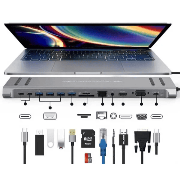 13 in 1 Type-C Multi-Function Docking Station